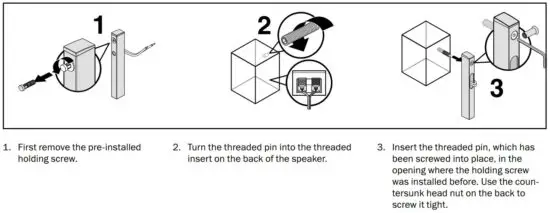 FIG 7 Speakers with threaded insert