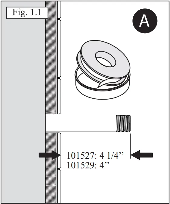 Kalia 101529-110 Tub Spout with Diverter fig 1.1