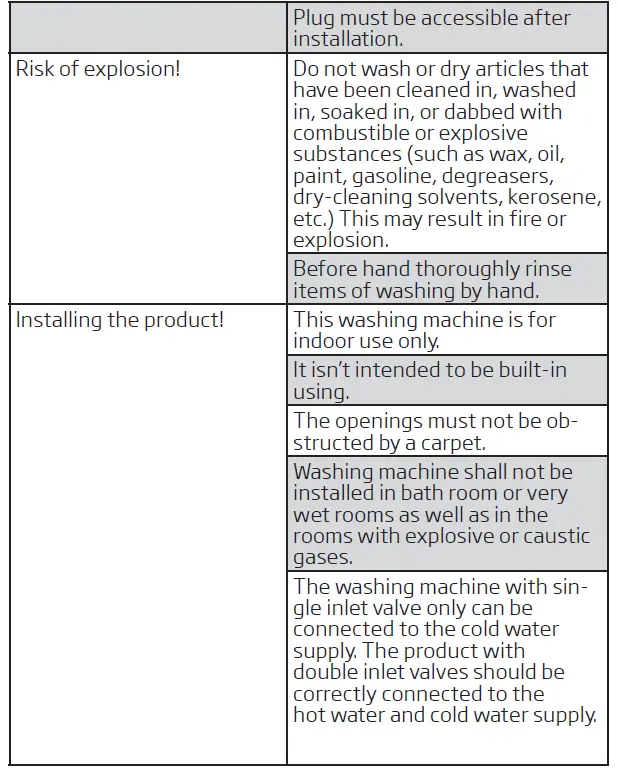 Amica WA 461 010 Washing Machine 2