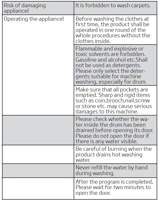 Amica WA 461 010 Washing Machine 4