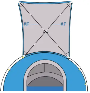 Quictent Waterproof Truck Tent with Awning and Rainfly - 6