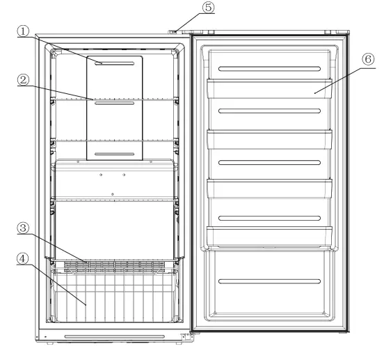 FORNO-FFFFD1933-32RS-Upright-Fridge-Freezer-FIG-2