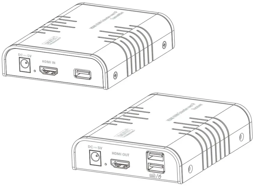 DIGITUS DS-55202 HDMI KVM Extender over IP