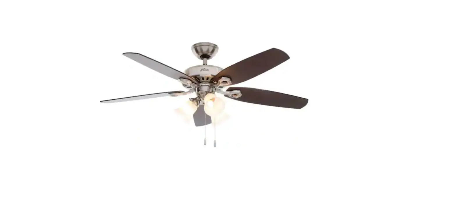 Hunter 53237 Builder Plus 52 Inch Ceiling Fan With 3 Lights Instruction Manual