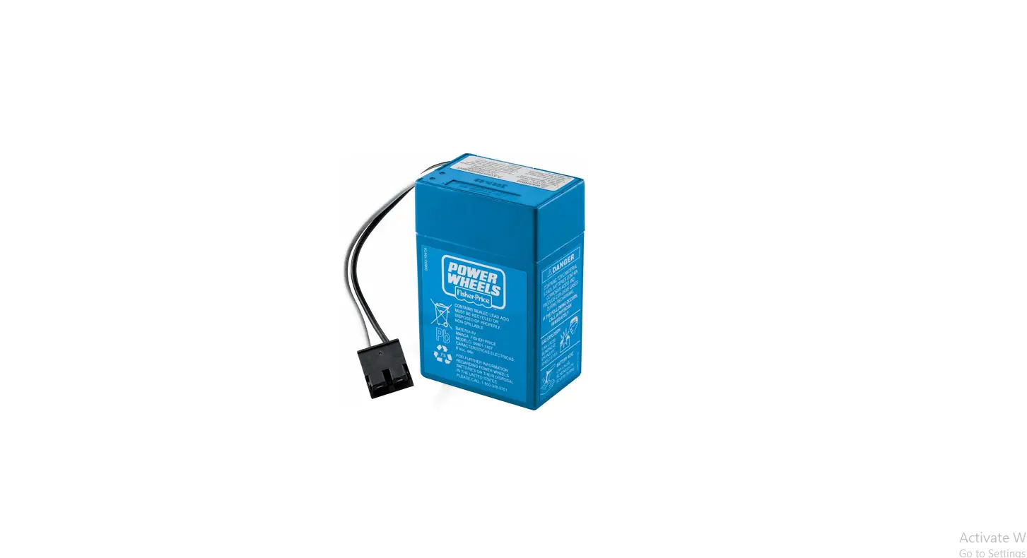 Power Wheels P6828 6-volt Rechargeable Replacement Battery User Guide