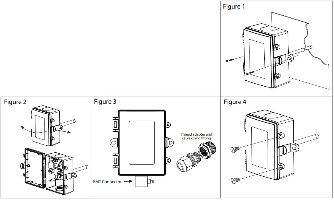 GREYSTONE DWDT Series Duct Dewpoint Transmitter - fig