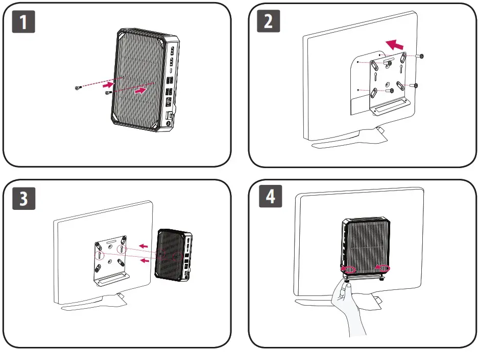 LG CQ600W Desktop Thin Client - Product Installation 2
