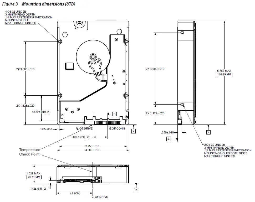 SEAGATE ST8000VN0022 Iron Wolf 8 Hard Drive 3