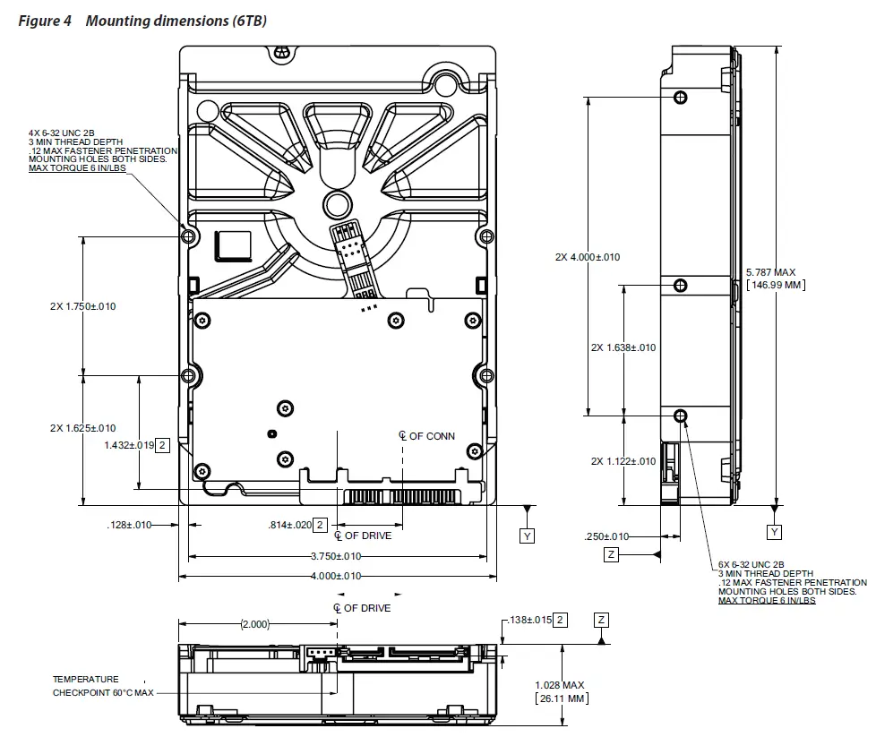 SEAGATE ST8000VN0022 Iron Wolf 8 Hard Drive 4