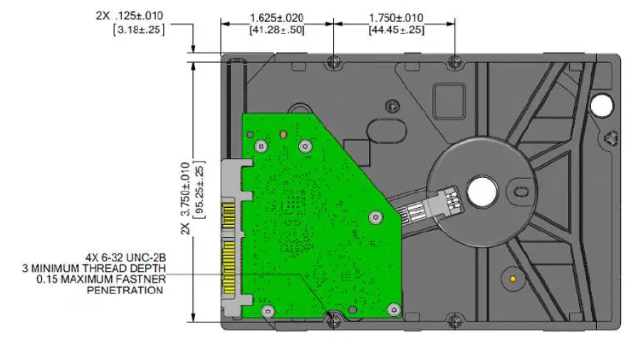 SEAGATE ST8000VN0022 Iron Wolf 8 Hard Drive 6