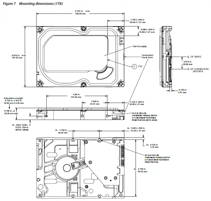 SEAGATE ST8000VN0022 Iron Wolf 8 Hard Drive 8