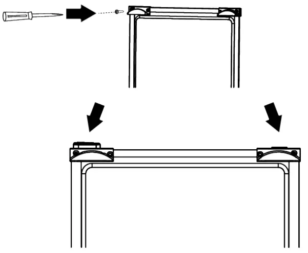 beko B3RFNE314W Freezer - Attaching the Plastic Wedges