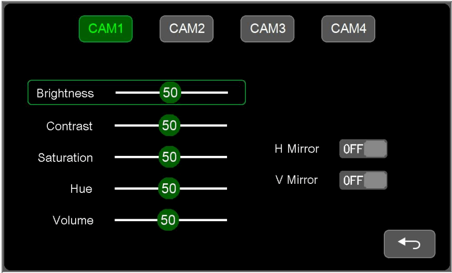 STONKAM 24G 1080P Digital Wireless Monitor - Display Settings
