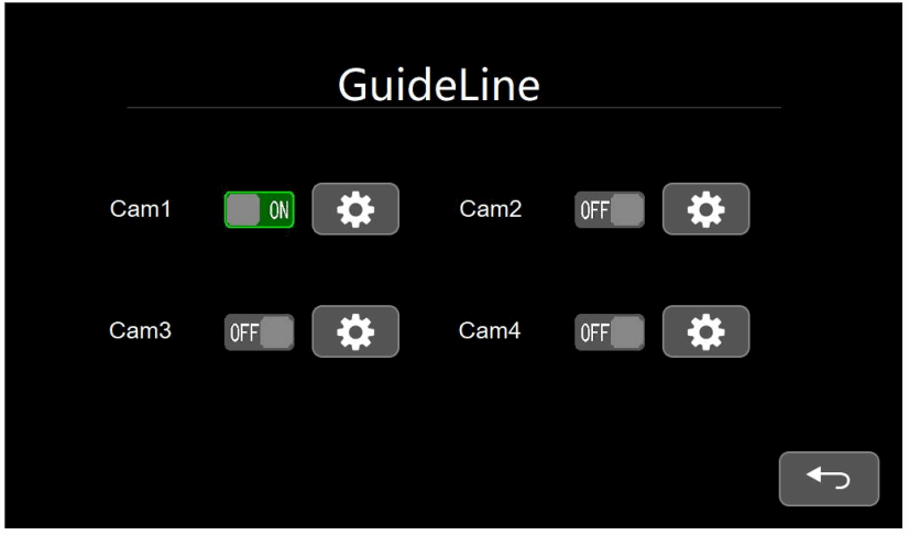 STONKAM 24G 1080P Digital Wireless Monitor - Guide Line