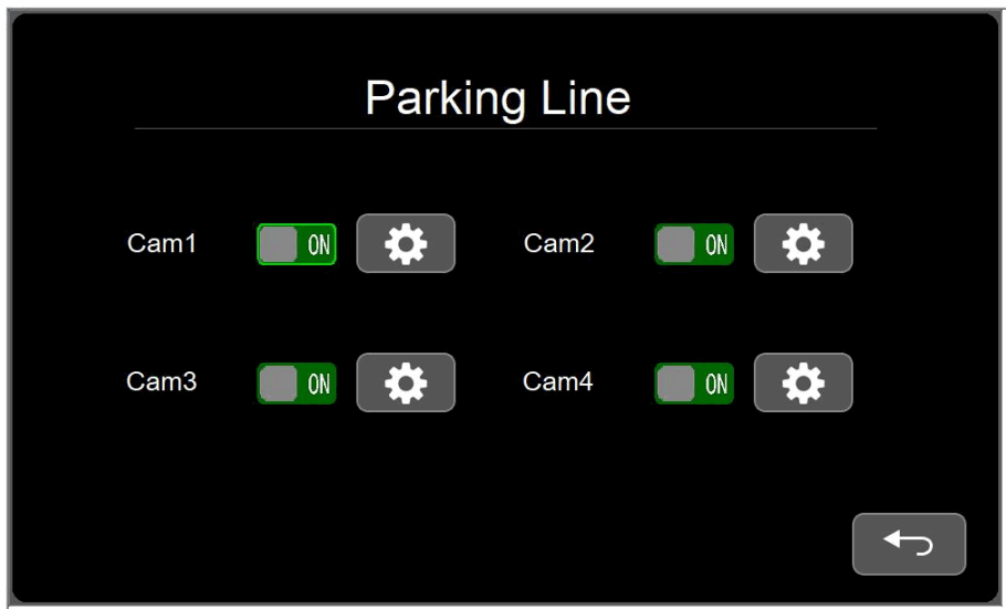 STONKAM 24G 1080P Digital Wireless Monitor - Parking Line