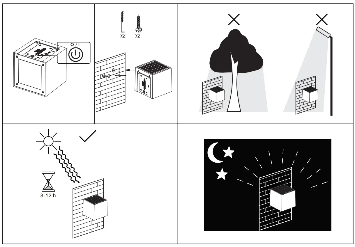 EGLO 48918 Luminaire Solar Light