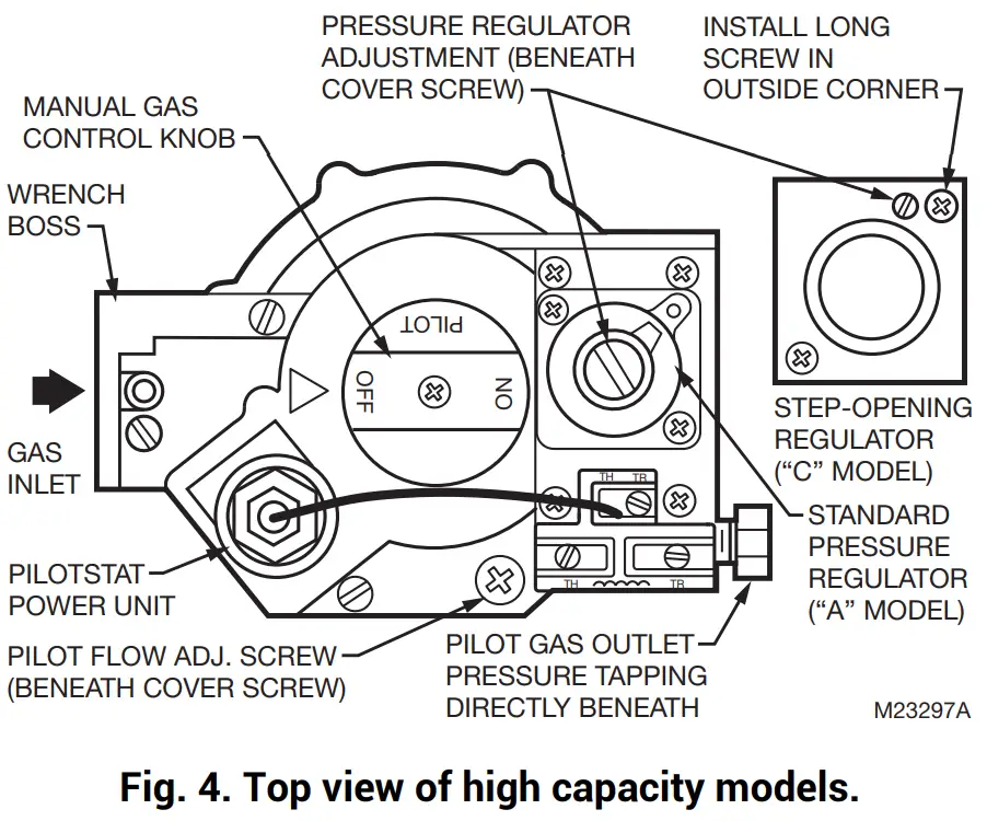 resideo Millivoltage combination gas controls - Control3