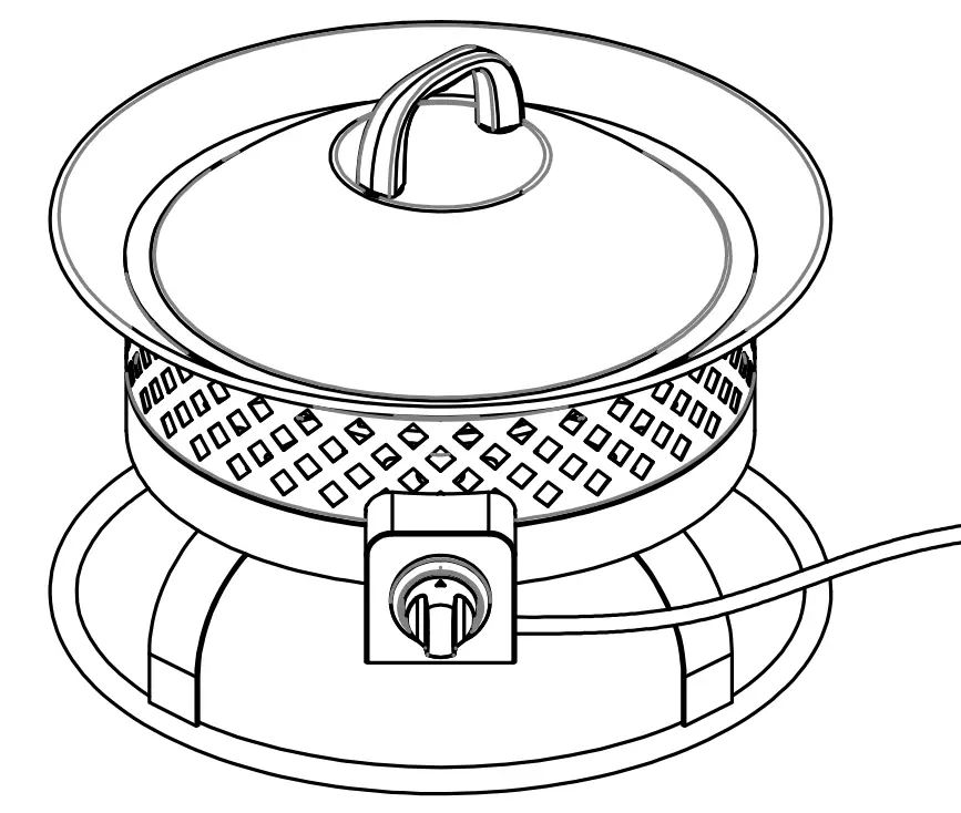 bond PGF5820-2 Aurora Steel Gas Firebowl