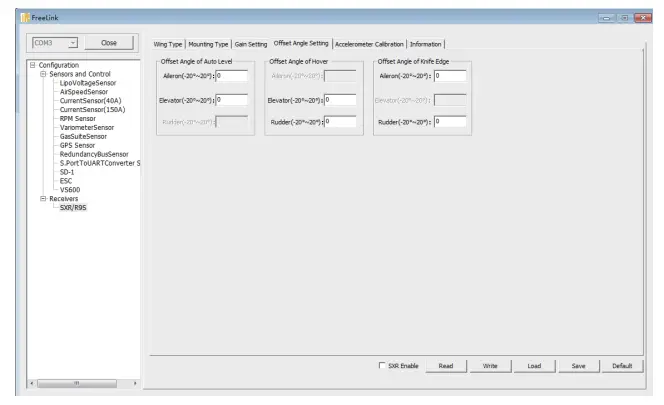 Offset Angle Setting