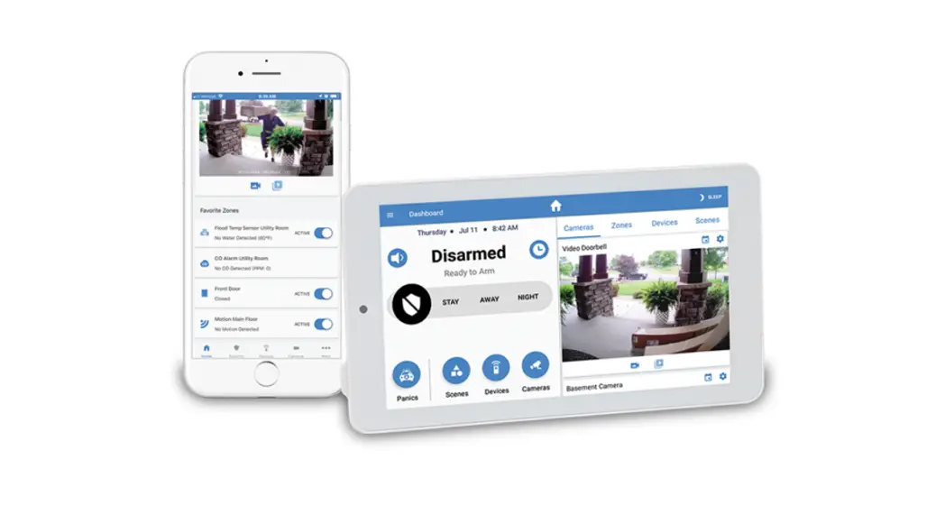 Alula Re667 Slimline Touchpad Control With 7 Alula Re667 Slimline Touchpad Control With 7