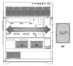 AZZA HIVE 450 Mid Tower Gaming Case - Installation1