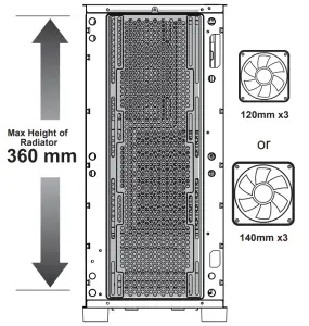 AZZA HIVE 450 Mid Tower Gaming Case - Installation3