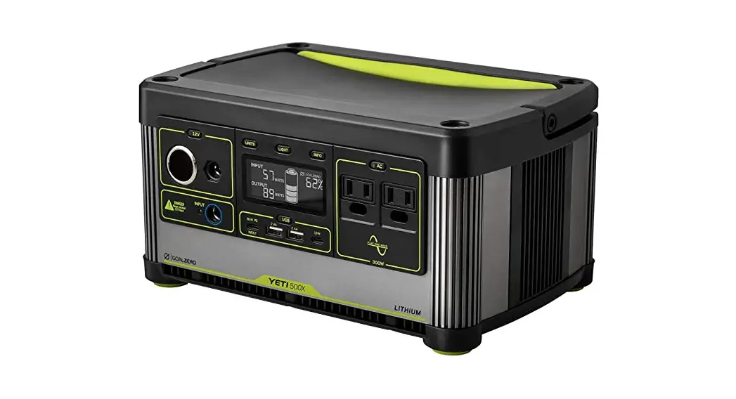 Goal Zero Yeti 500x Lithium Portable Power Station User Guide Goal Zero Yeti 500x Lithium Portable Power Station User Guide