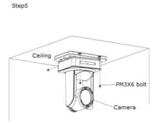 Ceiling mount guide continued