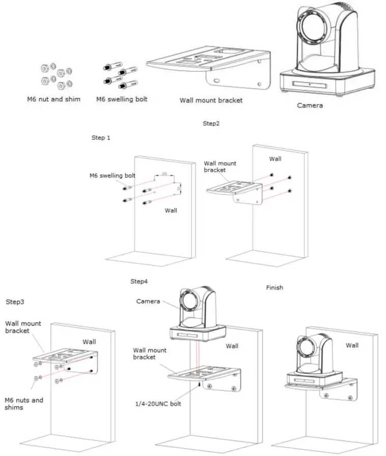 Wall mount guide