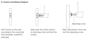 ZOSI C302 8 Inch 1080P Wireless Security System - camera installation