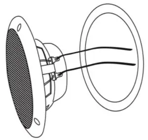 Power Dynamics MS Series Marine Speaker Set - speaker wires