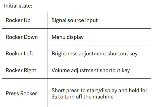 NEWSKILL Icarus IC27F2 RGB 27 Inch Full HD Curved Monitor User Manual - Initial state