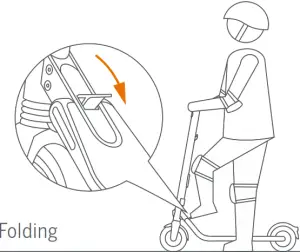 SEGWAY K014P1031 A0 E25 Ninebot KickScooter - Folding and Carrying4