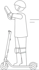 SEGWAY K014P1031 A0 E25 Ninebot KickScooter - Folding and Carrying6