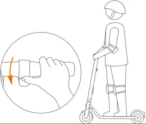 SEGWAY K014P1031 A0 E25 Ninebot KickScooter - balanced