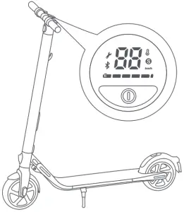 SEGWAY K014P1031 A0 E25 Ninebot KickScooter - low