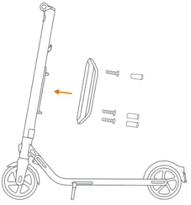 SEGWAY K014P1031 A0 E25 Ninebot KickScooter - rubber stopper