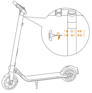 SEGWAY K014P1031 A0 E25 Ninebot KickScooter - screws
