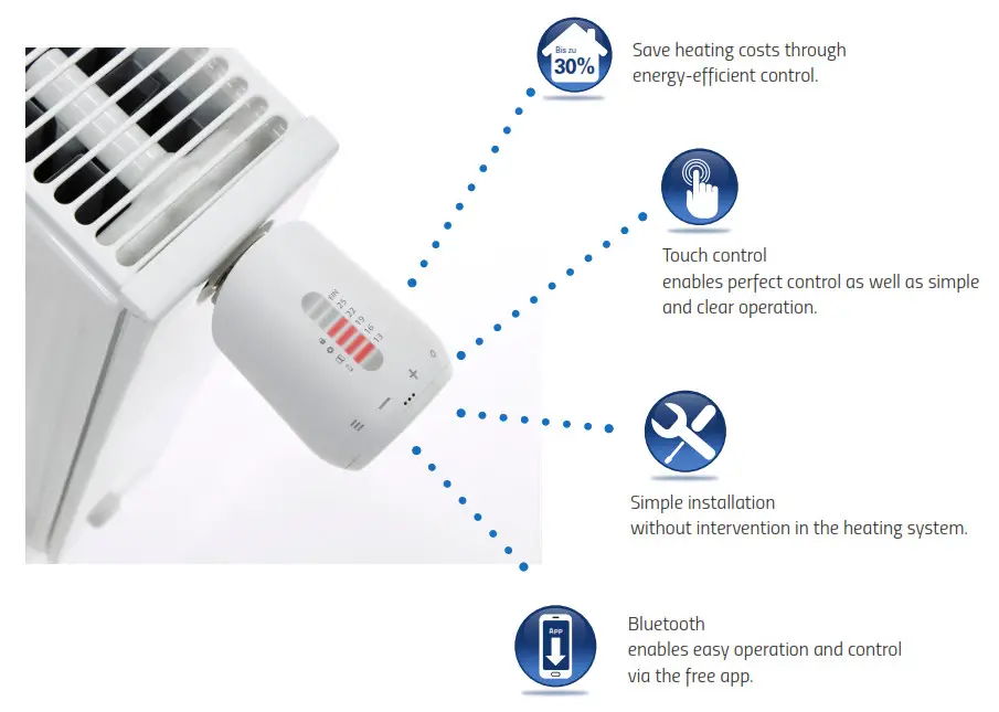 EUROTRONIC GENIUS BLE100 Wireless Thermostat - GENIUS BLE