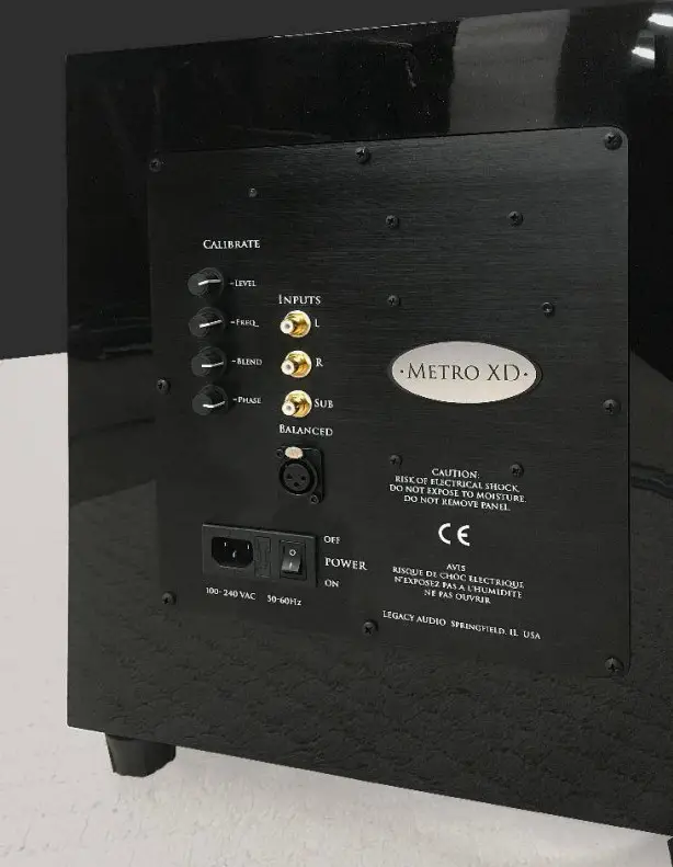 LEGACY Metro XD Subwoofer System - Fine Tuning