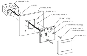 Honeywell Home THP2400A1027 Cover Plate Assembly - fig3