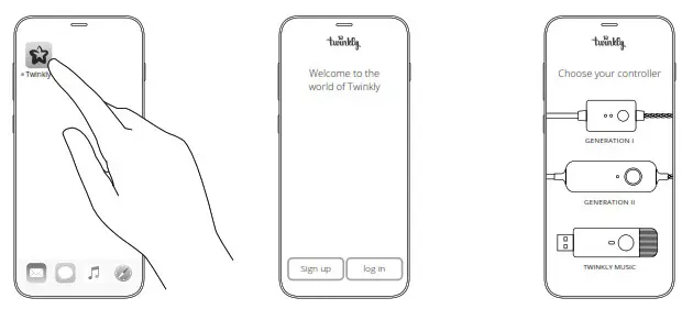 LTW00006 Twinkly Gen II LED String Lights- setup twinkly