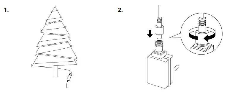 LTW00006 Twinkly Gen II LED String Lights