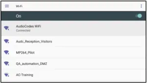 Enabling or Disabling Wi-Fi