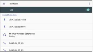 Configuring Bluetooth
