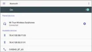Configuring Bluetooth