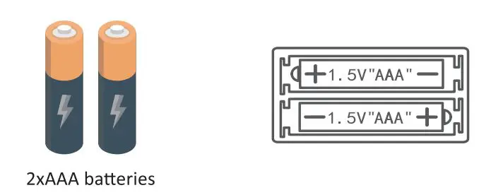 Santebee KF209 Electronic Kitchen Scale User Guide - Battery Assembly