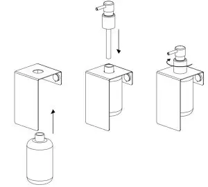 DABSTORY SAPO Liquid Soap Dispenser Holder - figure 10