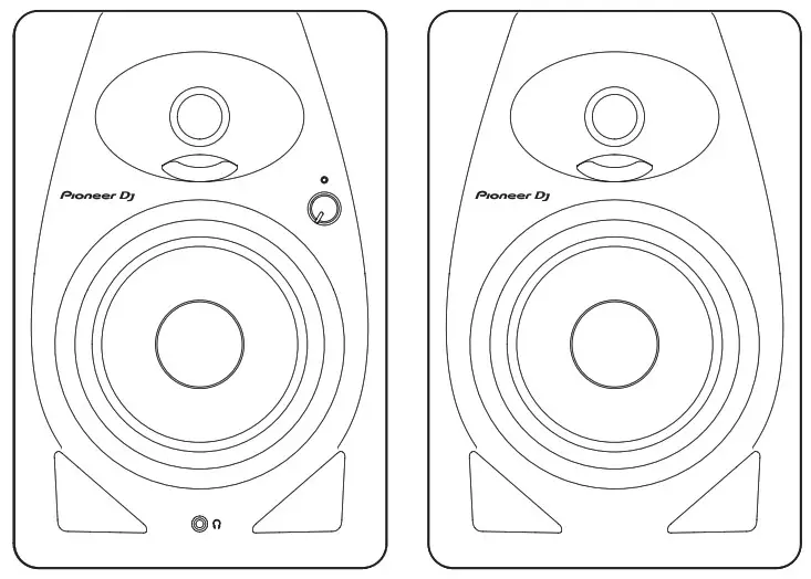 Pioneer DJ DM-50D Active Monitor Speaker - cover