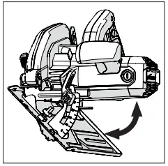 CUTTING ANGLE (BEVEL) ADJUSTMENT